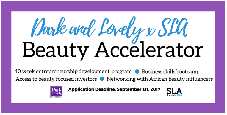 DARK AND LOVELY X SLA BEAUTY ACCELERATOR