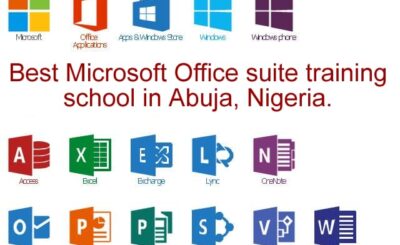 Best Microsoft Office suite training school in Abuja, Nigeria.