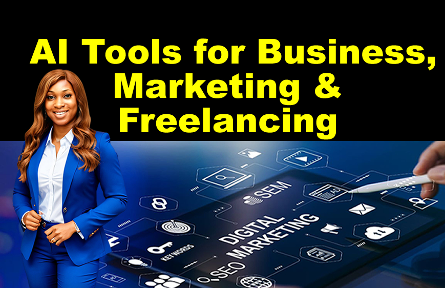 AI Marketing- 4 AI Tools for Business, Marketing & Freelancing (1)